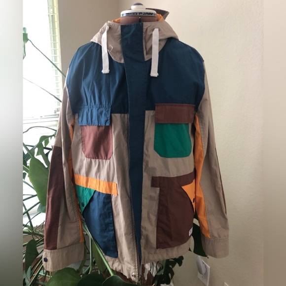 ADIDAS ORIGINALS MEN’s COLOR BLOCK WINDBREAKER/JACKET Size Men’s Small - Picture 1 of 14